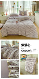 Printed Floral Summer Quilt Four Piece Set Soft Bedroom Decor Bedding Set Summer Quilt Bed Sheet With Pillowcases Home Textiles