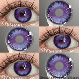 1 Pair Cosplay Contact Lenses for Eyes Colored Fashion Pink Contacts Lens Purple Cosmetic Pupil Yearly Contact Lenses
