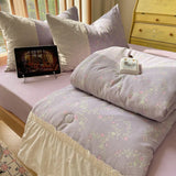 Summer Quilt Cool Blanket New Jacquard Lace Korean Edition Summer Cooling Blanket 여름이불 Machine Washable Mother Gift