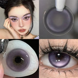 Colored Contact Lenses Lalens GENE Gray Dolce Vita Green Blue Violet Purple Color Contacts Eye Lens Eyes Half Year 2Pcs