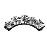 Halloween Cupcake Wrappers, Spider Web Cupcake Wrapper, Halloween Party Decorations Supplies 36Pcs