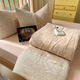 Summer Quilt Cool Blanket New Jacquard Lace Korean Edition Summer Cooling Blanket 여름이불 Machine Washable Mother Gift