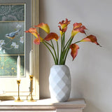 5pcs Large Calla Lily Artificial Flowers Wedding Decor Bridal Bouquet  Fake Flowers Realistic Callas Home Decoration Accessories