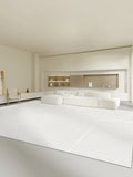 Living Room Oversized Carpet White Lines Bedroom Carpets Minimalist Stripes Home Rug Fluff Non-slip Machine Washable Rugs Tapete