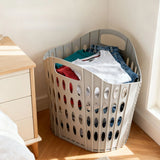 1PC Collapsible Laundry Hamper Basket, Foldable, Portable for Home & Bathroom, Durable Fabric, Space Saving Clothes Organizer
