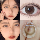 1Pair Color Contact Lens Pupils High Quality Cosmetic Blue Brown Makeup Black Lenses Eyes Blue Gray Fast Shipping