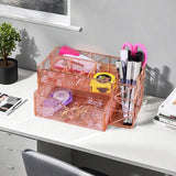 Nordic Metal File Rack Drawer Style Multifunctional Desktop Organizer Office Storage Stationery Holder