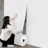 3D Linen Foam Stickers Self-adhesive PVC Solid Color Thickened Waterproof Bedroom And Living Room Wall Renovation Wallpaper