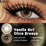 NEW Colored Contact Lenses Beauty Green Lens Red Lens Cosplay Baby Blue Lens Makeup Cosmetic Brown Natural Pupils Cosplay
