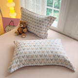 INS 100% Cotton Princess Pillow Case 48X74cm Breathable Pillowcase Decorative for Home Bedding Bedroom