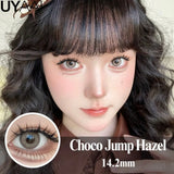 Contact Lenses Cosmetics Lenses Choco Jump Series Eye Color Lens Beauty Black contacts Woman Accesories Natual  Brown lens