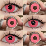 Cosplay Contact Lens Makeup Colored Pupils Cosmetics Beauty Red  Lenses Woman Cosplay Pink Pupils Halloween Color Contacts