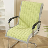 Milk Velvet Integrated Chair Cushion Household Dining Chair Cushion Comfortable Stool Covers for Prolonged Sitting in The Office