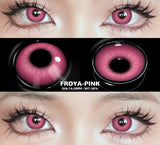 1Pair Halloween Colorful Contact Lenses Anime Cosplay Eye Lenses Multicolored Lens Black Red Mesh White Yearly Contacts