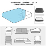 Thick Jacquard Sofa Seat Cover Elastic Sofa Cover Protector Couch Cover for Sofa Anti-dust Removable Sofa Cushion Cover