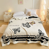 Velvet Coral Blanket Cationic Lamb Velvet Multifunctional Blanket Office Home Camping Nap Leisure Blankets Christmas Gifts