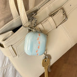 A Row of Goldfish + Brand Suitable for Apple for Airpodspro2 Case/For Airpodspro Case/For Airpods4 Case/For Airpods3 Case/For Airpods2 Case/Fashionable Women's Earphone Case/Simple Earphone Case