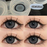 2Pcs Natural Eyes Contacts Lenses Myopia Prescription Circle Colored Lenses Beauty Pupil Makeup Lens Yearly