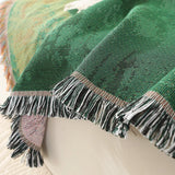 New Blanket Grassland Sheep Tassel Oil Painting Style Throw Blanket Home Decoration Sofa Towel Outdoor Camping Blanket Tapestry