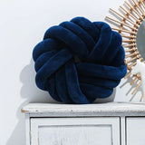 Pillow with Three Strands of Rope Tied To A Ball Circular Sofa Armchair Lazy Seat Cushion Office Cushion Futon Office Cushion