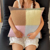 New class A sheep wool throw pillow cartoon small fresh throw pillow living room bedroom pillow 45x45cm