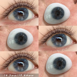 2PCS/Pair Russian Style Puppy Eye Water Glow High Quality Color Contact Lenses Fast Shipping Non-Irritating