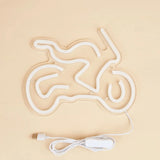Chi-buy LED Neon Motorcycle USB Powered Neon Signs Night Light 3D Wall Art Bedroom Living Room Decor Lamp Signs