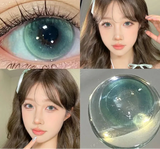 New Style Myopia Degree Contact Lenses Big Eye Series 1 Year Use Soft High Quality Blue Purple Green Contact Lenses