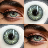 Colored Contact Lenses Lalens Van Gray Iris Brown Blue Green Color Contacts Eye Lens Eyes Half Year 2Pcs