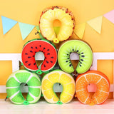 Fruits U Shaped Pillow Cushion Nanoparticles Neck Pillow Car Travel Pillow Travel Accessories