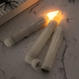 12pcs Flying Flameless LED Taper Candles with Wand Hanging Floating Candles Warm White Light for Halloween Christmas Party Decor