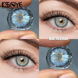 2Pcs Best Selling Contacts Colored Lenses Blue Green Grey Series Soft Lens EyeBeauty Pupil