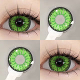1 Pair Halloween Colored Contact Lenses for Cosplay Eyes Natural Brown Lenses Beauty Fashion Red lense Blue Lenses