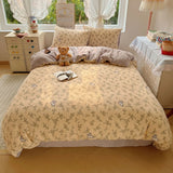 New Style of Light and Fresh Thickened High-weight Milk Fleece Quilt Cover  Autumn and Winter Warm Duvet Covers
