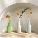 Small Fresh Ceramic Vase Simple Home Decoration Vase Living Room Dining Table Top Vases Small Flower Utensils