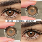 New 1Pair Blue Eyes Contact Colored Contact Lenses Gray Brown Colorful Beautiful Pupils Green Eyes Contact 6 Months Use