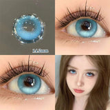 1Pair New Korean Lenses Myopia Blue Eyes Colored Contact Lenses Beauty Pupils Soft Natural Lens Green Prescription Lenses