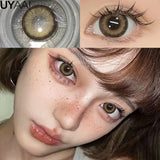 Color Contact Lenses with Diopters Korean Eye Contacts Lenses Colorcon Black Lenses High Quality Natural Optical Lenses