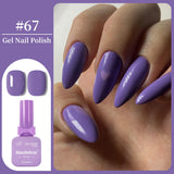 Single-use gel nail polish, 15ml each, requires LED lighting, solid color, a must-have for manicures | Vibrant nail colors | Nai