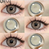 Color Contact Lens Natural Pupils Green Lens Makeup Colored Pupils Gray Contact Lenses Brown Cosmetics Natural Pupils