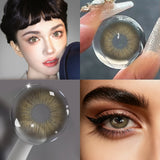 Color Contact Lenses Natural Small Pupil Colored Contacts Soft 1Pair Half Year Prescription Contact Lenses