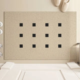 Minimalist Dot Pattern Wire Loop Mat Non-Slip Washable Dirt-Trapping Rug for Entryway Living Room Office