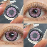 Green Colored Contact Lenses 6 Months Disposal Big Eye Soft Lens Natural Cosmetic For Coser