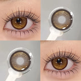 Contact Lenses for Eyes Natural Beauty Pupils Lenses Korean Brown Contacts 2PCS 1Year Fashion Green Make Up Fast Ship
