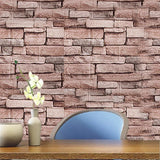 Wallpaper for Home Wall Decoration 3D Brick Self Adhesive Vinyl Wallpaper Soft Foam Base Wall Sticker for Bedroom Living Room