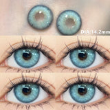 2pcs/Pair Myopia Natural Korean Lens Color Contact Lenses Blue Contact Lens Green Pupil Beauty Eyes Lenses Makeup New