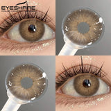Fashion Color Contact Lenses 1 Pair Black Big Eyes Softlenses Colored Contact Lens eye Makeup Beautiful Pupils