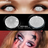 1 Pair Cosplay Contact Lenses For Eyes Beauty Pupils Crazy Halloween Colored Contact Lens Fashion White Cat Eye Soft Lense
