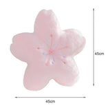 45cm New Pink Sakura Plush Pillow Kawaii Flowers Plush Pillow Mat Lifelike Soft Cherry Blossom Cushion Plushie Props