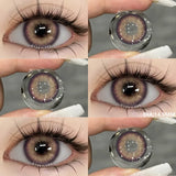1pair Colored Pupils for Eyes Green Eye Color Lenses Brown Natural Blue Eye Lenses High Quality Gray Lenses Soft Pupils